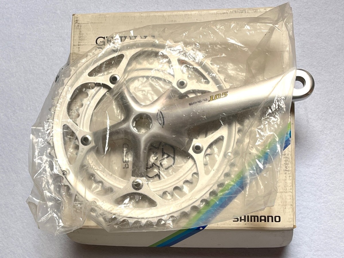 【T-ポイント5倍】 Shimano 105 Mm 172.5 53/39T Chainrings With Crankset FC-5501 パーツ