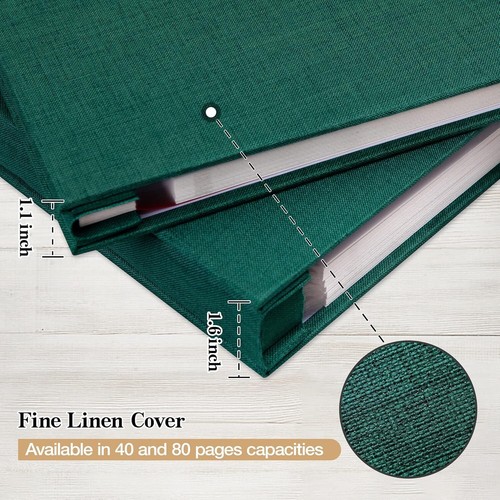 Classic Large Photo Album - 80 Blank Pages for Weddings, Birthdays, and more - Picture 7 of 8