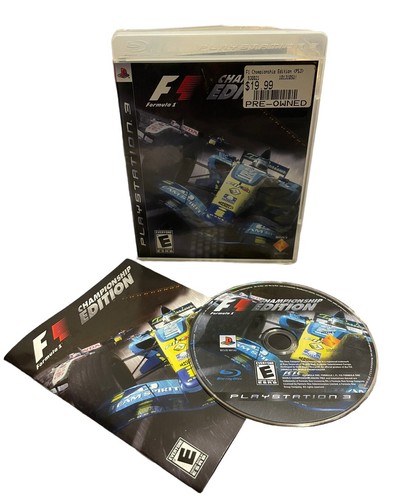 Complete F1 Formula 1 Championship Edition Racing Sony PlayStation 3 PS3 2007 - Picture 1 of 3