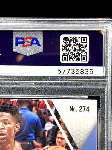 2019 JA MORANT ROOKIE - Panini Mosaic Basketball - RC #274 - PSA 10 GEM MT - Picture 5 of 5