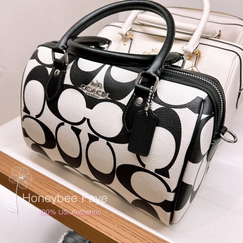 Cartera Coach Rowan nueva con etiquetas en lona exclusiva 2024 nueva CP089/CH317/CV961/CH280 - Imagen 17 de 185