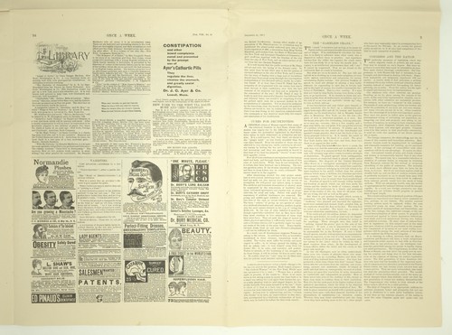 1891 Devil Wall Street Corruption Engraving Once A Week Newspaper Cyrus W Field - Picture 9 of 10