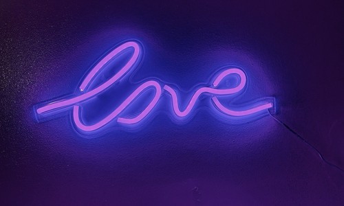 NEON LOVE Sign LED Wall Decor Art LOVE Neon Pink Light Sign Bar Party Lamp - Picture 5 of 6