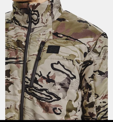 New Under Armour Timber Hunting Jacket Ridge Reaper Barren Camo 1355321 999 Sz M - Picture 5 of 7