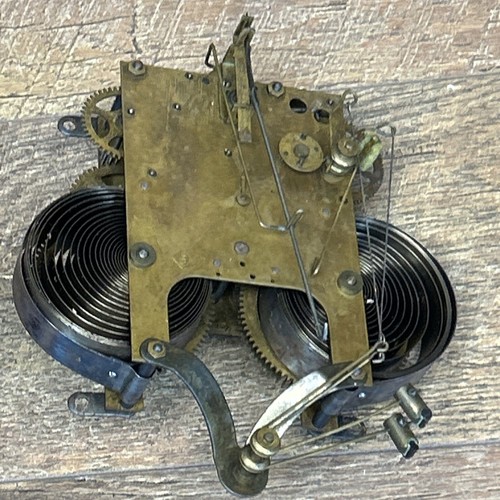 Antique Gilbert Regultator Wall Clock Movement (FOR REPAIR) (X) - Picture 10 of 14