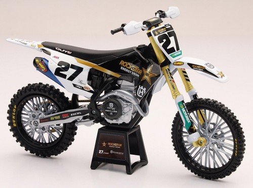 Neu Ray 1:12 Zach Osborne #16 Rockstar Husqvarna FC 450 Spielzeug Modell Supercross - Bild 1 von 5
