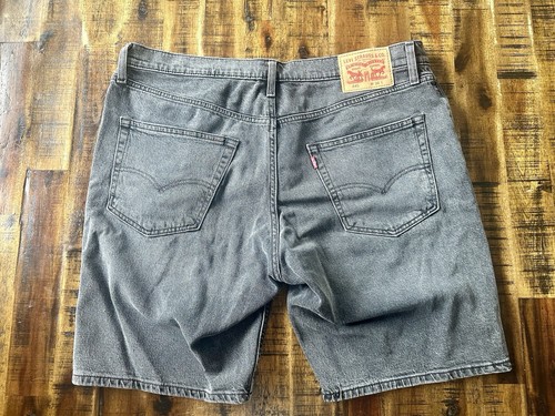 Levis Levi's 445 Herren Shorts schwarz Denim Reißverschluss Stretch W36 wenig getragen - Bild 7 von 9