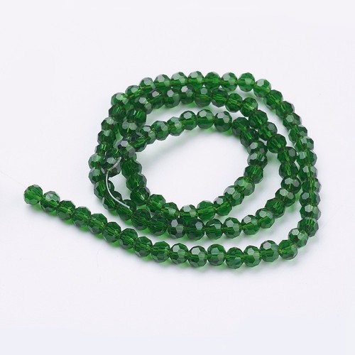 10 Strds Normal Glass Beads Round Faceted Tiny Loose Beads Strands Crafting 4mm - Picture 5 of 61