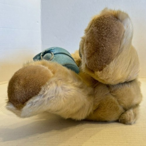 Vintage GUND 13" Teddy Bear Gift Box Mom and Baby Bear Blue Toy Shower Plush Lar - Picture 7 of 15