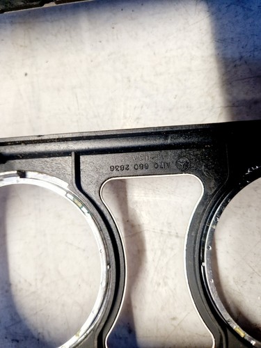 5SL* Mercedes SLK R170 mopf center console cover trim aluminum A1706802836 - Picture 5 of 7