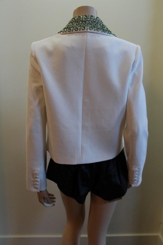 2025 NEW AUTHENTIC VERONICA BEARD Imogen Embellished Cropped Jacket $898 - Picture 11 of 13