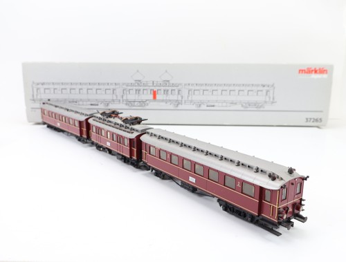 Märklin H0 37265 Elektrotriebzug 3-tlg. rot BR ET 87 05 DB /  Digital NEM - Bild 1 von 8