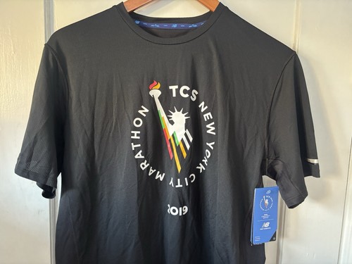 2019 New Balance TCS New York City Marathon T-Shirt Herren Größe M - Bild 2 von 7