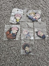 Jujutsu Kaisen rubber strap tin badge Acrylic keychain etc. lot of 110 Set sale