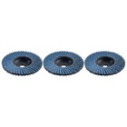 3pcs,3 Inch Flat Flap Discs 75mm Grinding Wheels Wood Cutting For Angle Grinder
