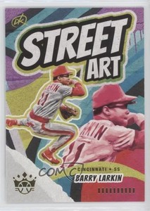 2022 Panini Diamond Kings Street Art Barry Larkin #SA-17 HOF