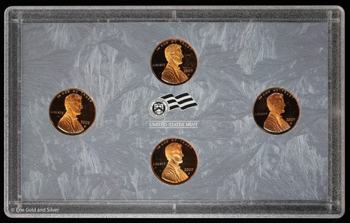 2009 S Lincoln One Cent Bicentennial Proof Set Toned - Toning - Nice! - Picture 7 of 7