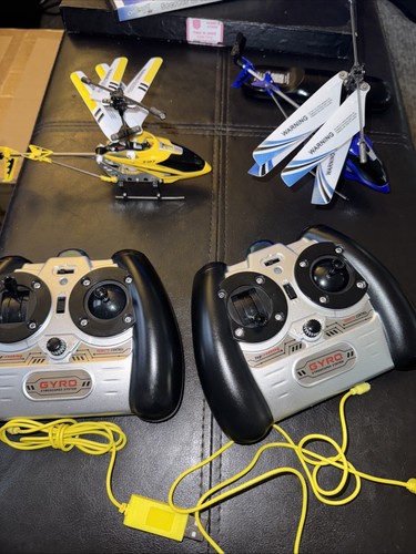 2 NIB Syma Gyroscopes System S107 Metal Series 3 Channel RC Mini Helicopter Test - Picture 1 of 9