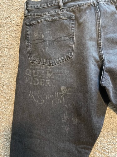 Polo Ralph Lauren Jeans Men's Embroidered Varsity Multi Logo Classic Fit 40x32 - Picture 8 of 9