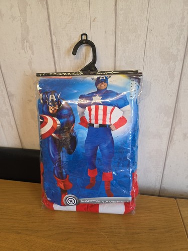 Official Marvel.com Captain America, Adult Mens Costume XL (48/50) - Picture 15 of 15