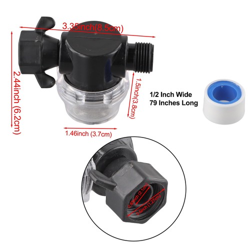 Garden Water Filter 1Pcs 50 Mesh Garden Water Filter Inline Water Filter - Picture 13 of 16