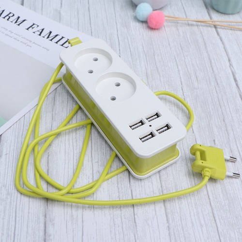 European Standard Charging Safety Socket Wide Voltage 4pcs USB Port and 4pcs