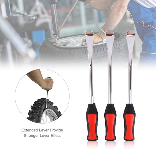 Ergonomisches 11,5" Reifenlöffel Set mit Tasche für einfache Motorrad & ATV Wartung - Bild 7 von 7