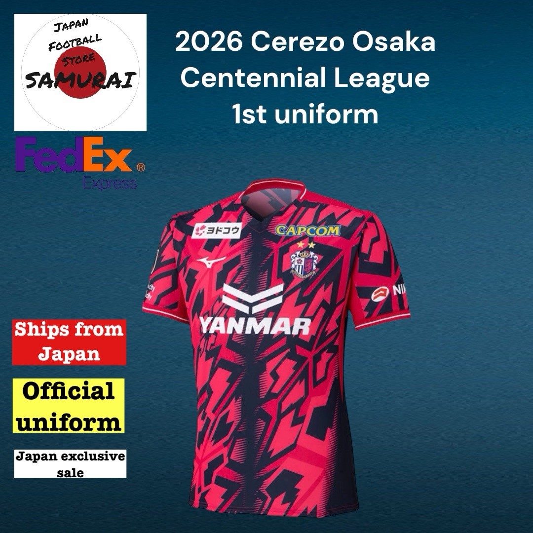Mizuno Cerezo Osaka 2026 Home Jersey P2JADY5041 pink authentic New