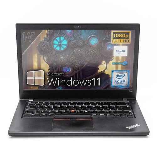 Lenovo T480 14" Touch Screen I5 8th Gen 8Gb 960Gb Refurbished Laptop - Picture 1 of 4