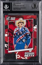 2022 DONRUSS RACE KINGS RED #1 RICHARD PETTY 26/299 BGS AUTHENTIC AUTO