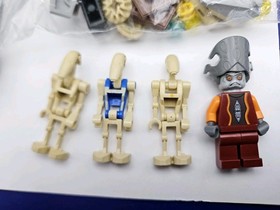 2009 Lego Star Wars 8036 Separatist Shuttle 99% COMPLETE No Manual 4 of 5 Figs