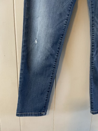 Judy Blue Boyfriend Fit Jeans Women’s Sz 7/28 Blue Medium Wash Distressed Jerri - Picture 4 of 11