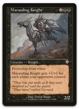 Marauding Knight #110 (LP) Invasion INV Magic MTG
