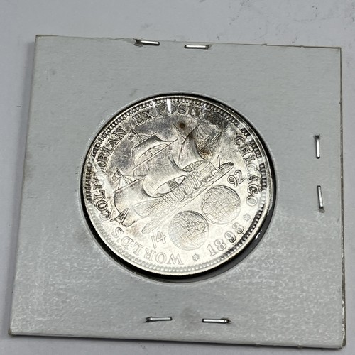 (2) Columbian & Washington Commemorative Half Dollar Proof 50C 90% Silver - Picture 5 of 6