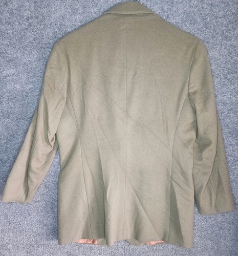 J Crew Wool Cashmere Women’s Blazer Jacket Classic Green Olive Size 4 USA - Picture 5 of 9