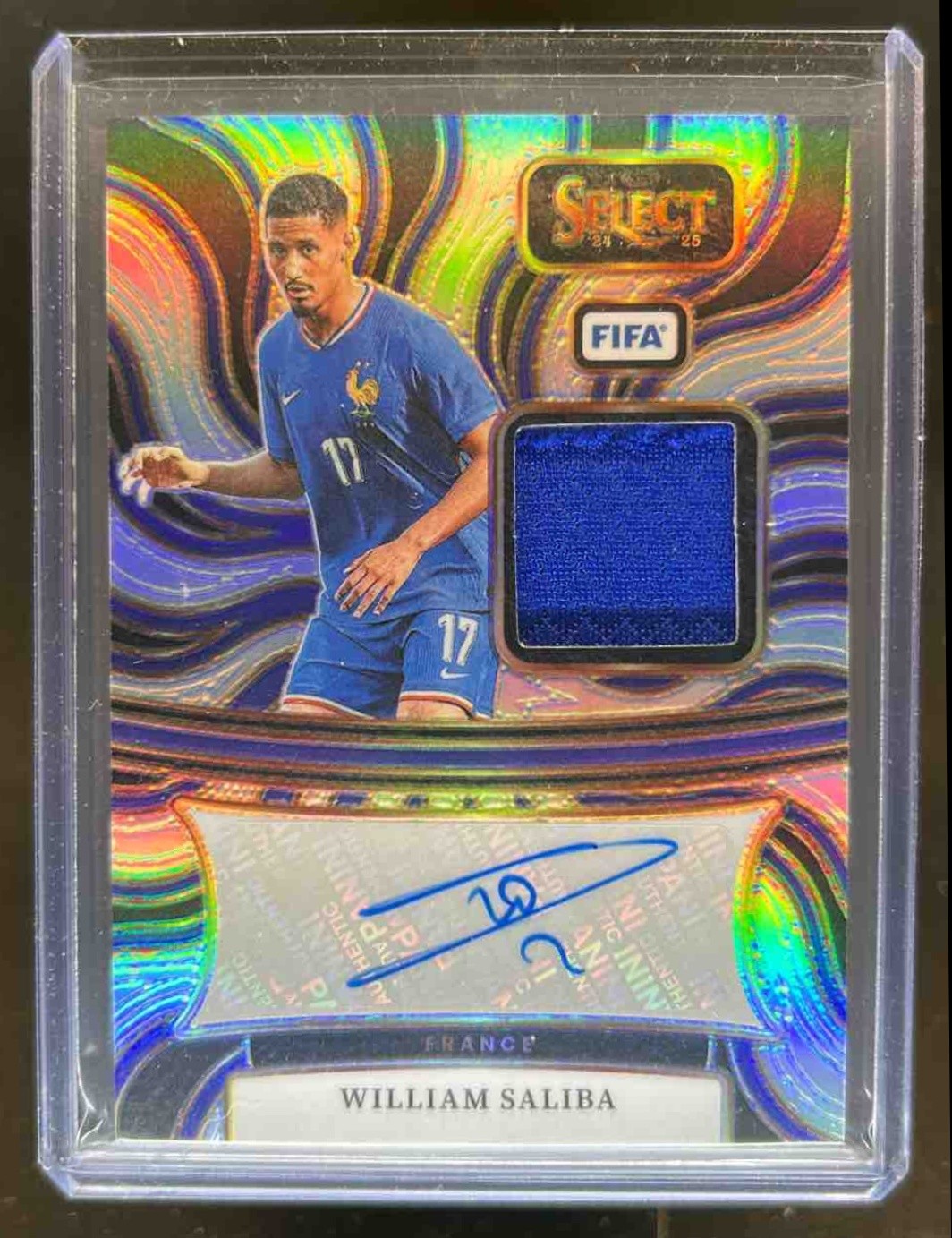 2024-25 Select FIFA William Saliba Auto Jersey #AM-WS France