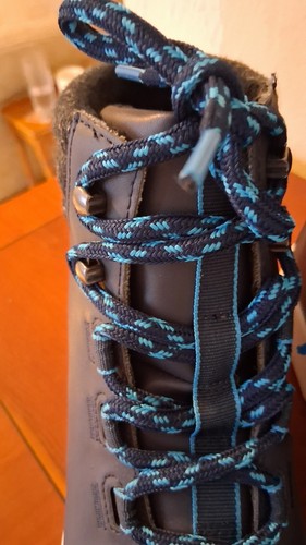 Clarks Cloud stepper Ladies Navy High Top Lace Up Boots Size 6D UK/39.5 EU - Picture 4 of 11