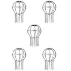  5 Stück Edelstahl-Abflussdach-Abflussabdeckung, Filtersieb, Dachabflusskappe,