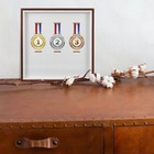  Memorial Plaque Medal Frames for Showing Medals Display Case Holder