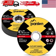 Thin 4.5" Cut Off Wheels for Angle Grinders - 25 Pcs for Precision Cutting