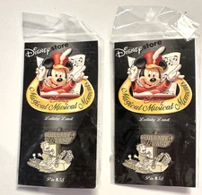 Disney / Two (2) Magical Musical Moments Pin # 58 Lullaby Land / Both Sealed