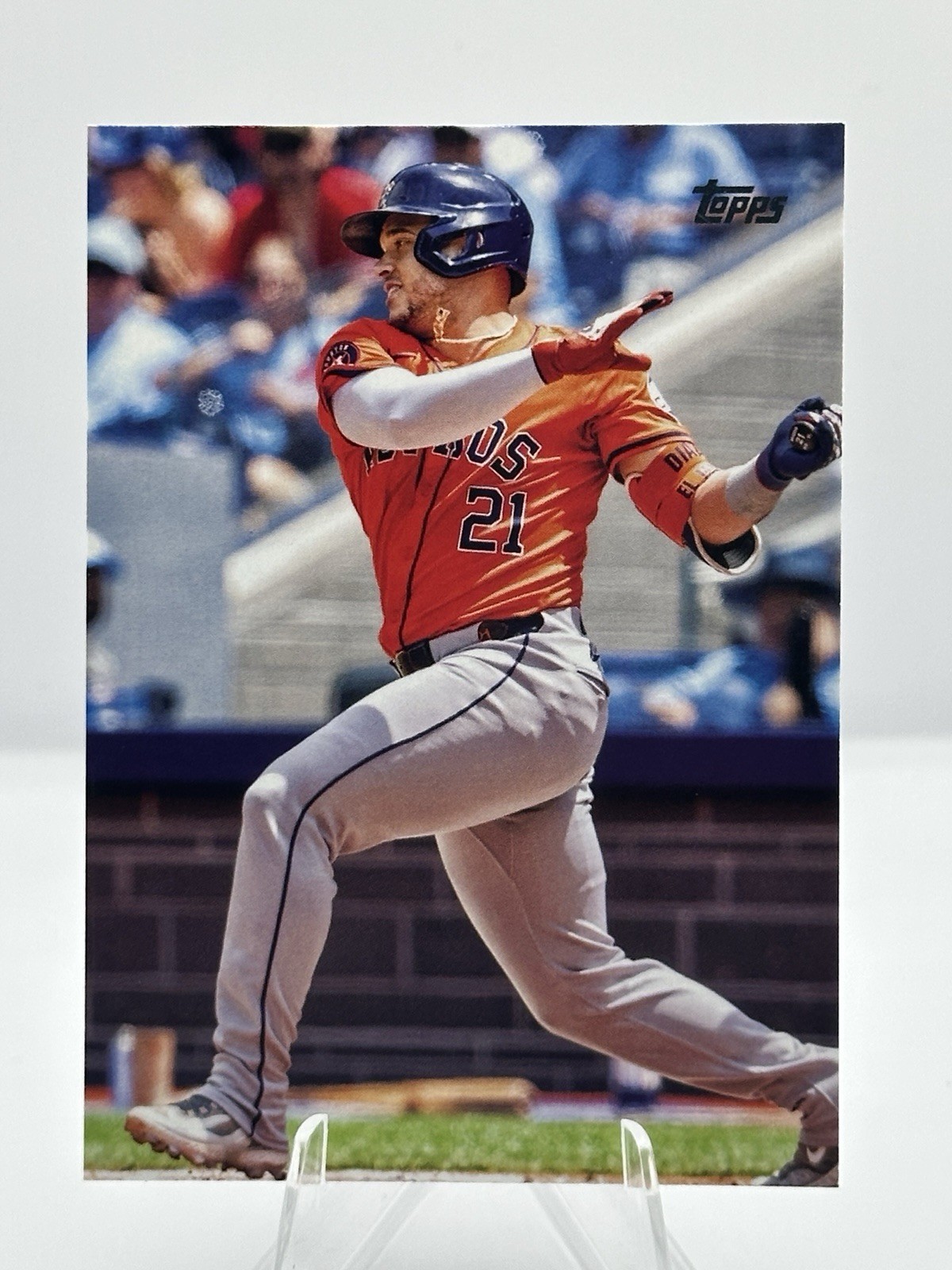 2025 Topps Series 1 Baseball  Yainer Diaz True Photo #299 Astros SSP