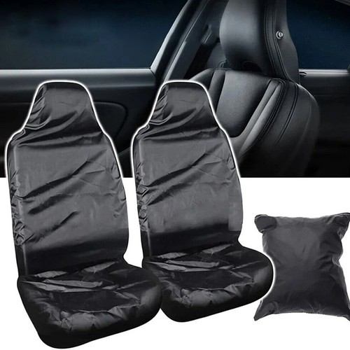2Pcs Washable Front Seat Covers Universal Car Van Waterproof Anti-dust Protector - Picture 17 of 24