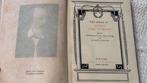 The Poems of Alfred Lord Tennyson 1928 Eugene Parsons Leather Bound Gold Gilt - Picture 3 of 5