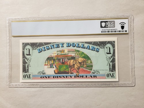 1988 Disney Dollar $1 A Series Waving Mickey PCGS 65 PPQ - Bild 2 von 2