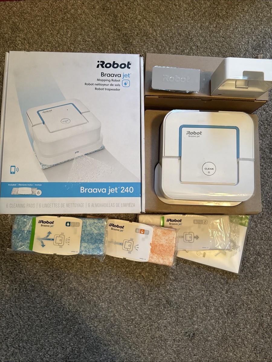 【新品未開封】iRobot Braava jet 240 iRobot Braava Jet 240 review: a mopping robot for small