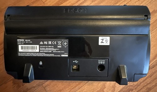 EPSON DS-510 Scanner Tested & Working w/ Power Adapter & USB Cable - Picture 7 of 7