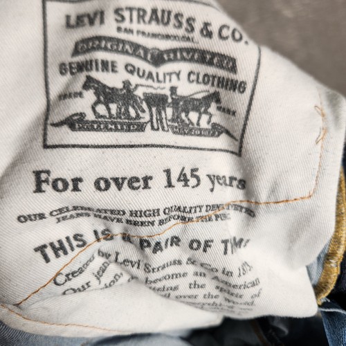 Levi's 511 Jeans Men's 32X28 (Tag 32X30) Light Blue Premium Performance HOLE - Picture 9 of 21