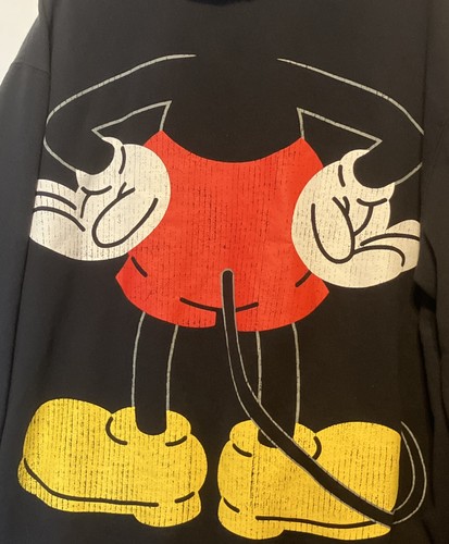 Mickey Mouse Hoodie mit Ohren Disney Parks schwarz Größe Extra Large Erwachsene gebraucht, in einwandfreiem Zustand - Bild 6 von 10