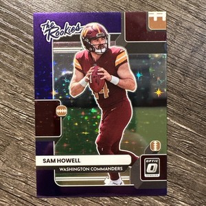 Sam Howell 2022 Panini Donruss Optic#TR-5 The Rookies Purple Stars Prizm 25/25
